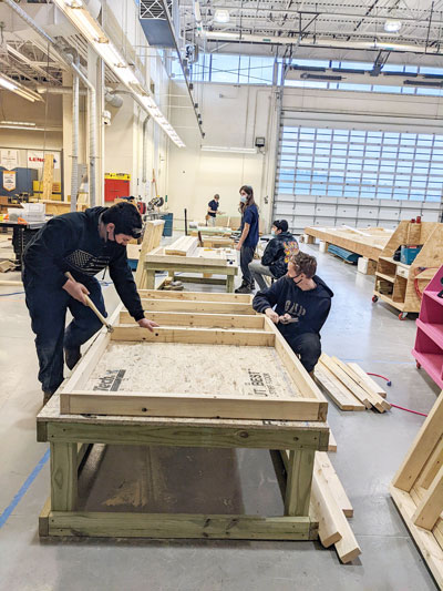 RVTC Carpentry Program Students 2022